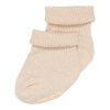 Zandkleurige babysokjes - Baby socks sand